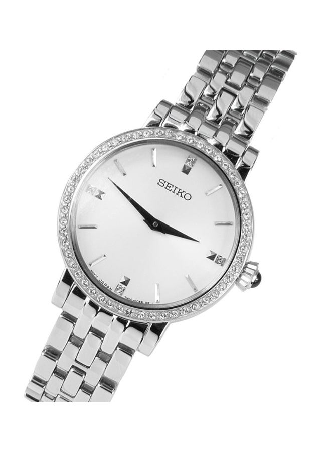 سيكو ساعة سيكو دريس انالوج كوارتز بمينا من الفولاذ المقاوم للصدأ للسيدات SFQ811P1 - Image 4